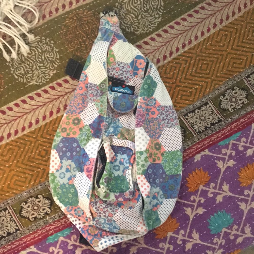 Kavu Patchwork Rope Bag